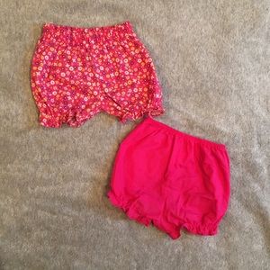 Bloomer shorts; Size: 12 mos; Pair bundle $12